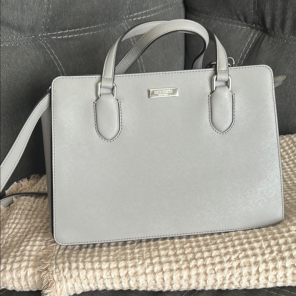 Kate Spade Light Gray Satchel